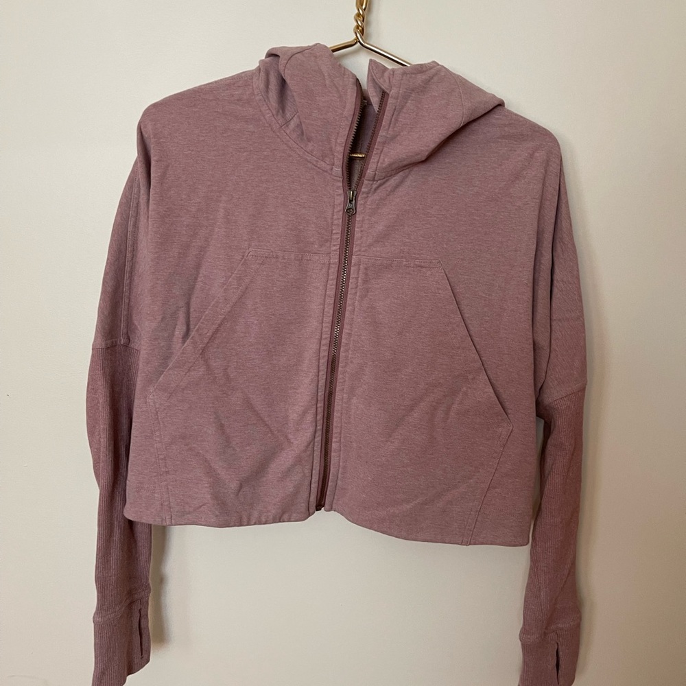 Lululemon Cropped Full Zip Hoodie